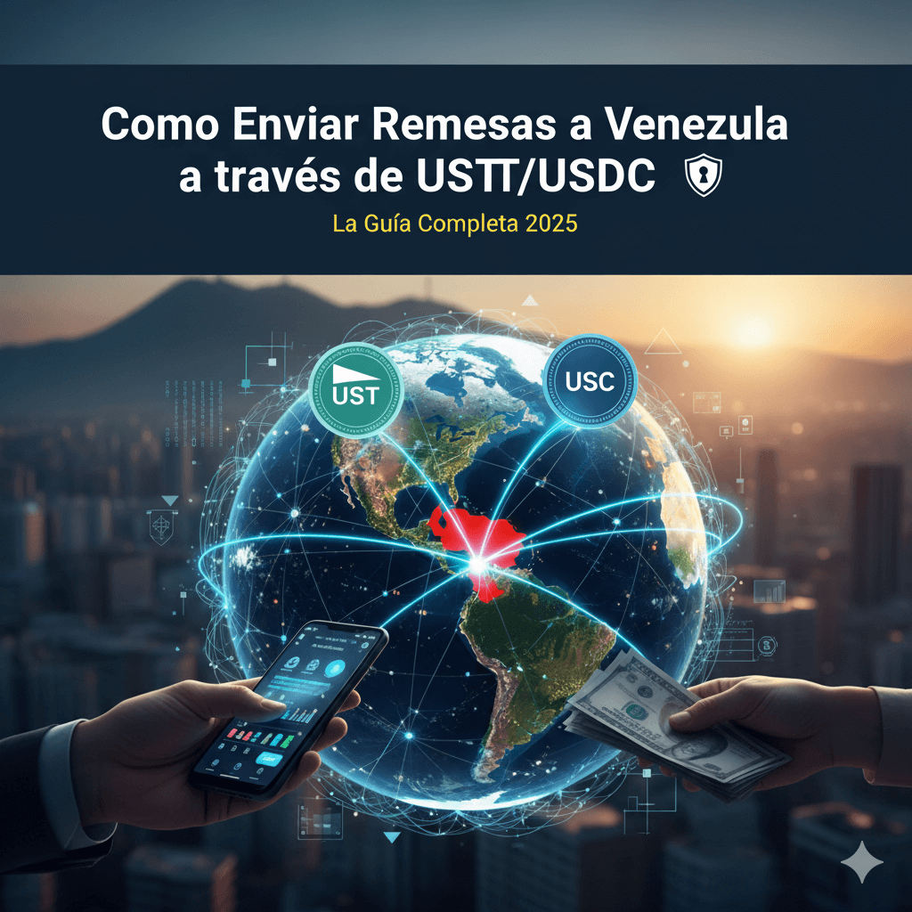 Envío de remesas a Venezuela a través de USDT/USDC